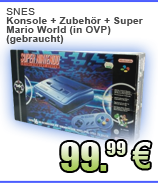 Nintendo SNES Konsole Mario World