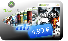 Xbox360 Spiele ab 4,99 EUR kaufen