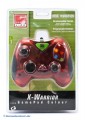 Xbox - X-Warrior Controller Dual Vibration #clear-red [Speed Link] (NEU & OVP)