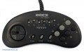 Mega Drive - 6 Button Controller mit Turbo Funktion #schwarz [Doc's] (gebraucht)