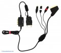 Xbox - Scart RGB Kabel mit AV, Audio und S-Video Out, vergoldet (gebraucht)