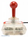 Atari 2600 - Joystick #Rot/Transparent (gebraucht)