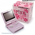 GameBoy Advance - Konsole GBA SP inkl. Netzteil #pink (OVP beschädigt) (gebraucht)
