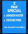 Atari 2600 - 2 Pak Special - Dungeon Master & Creature Strike (Modul) (gebraucht)