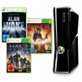 Xbox 360 - Konsole 250 GB #schwarz (inkl. Fable 3 + Halo Reach + Alan Wake als DL-Code) (NEU & OVP) USK18