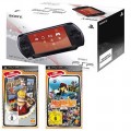 PSP - Konsole 1004 #schwarz + ModNation Racers + Buzz!: Deutschland Super Quiz (NEU & OVP)