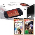 PSP - Konsole 1004 #schwarz + 2 Games Echoshift + White Knight Chronicels (NEU & OVP)