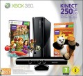 Xbox 360 - Konsole 250 GB #schwarz + Kinect + Kinect Adventures! + Kung Fu Panda 2 (DL-Code) (NEU & OVP)
