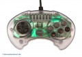Mega Drive - 6 Button Controller mit Turbo Funktion #transparent [High Frequency] (gebraucht)