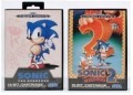 Mega Drive - Sonic 1 + Sonic 2 (mit OVP) (gebraucht)