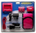 GameBoy Color - 7 teiliges Zubeh�r Set (pink) (Lupe mit Licht, Tasche, Battery Pack, Link Kabel, Netzteil und Car Adapt