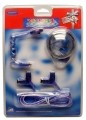 GameBoy Color - 3 teiliges Zubeh�r Set (lila) (Mini-Lampe, Kopfh�rer und Link-Kabel) (NEU & OVP)