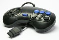 Mega Drive - 6-Button Controller mit blauen Tasten (gebraucht)