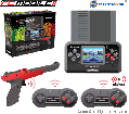 NES - FC Mobile II / NES Handheld (PAL) + 2 Wireless Controller + Lightgun + Netzteil #schwarz (Hyperkin) (NEU & OVP)