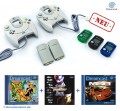 Dreamcast - 2 Controller + 2 Vibration + 3 VMU + 3 Spiele (NEU & OVP)