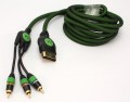 Xbox - High-End AV Scart Kabel [Monster Cable] #gr�n (NEU & OVP)