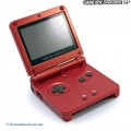 GBA/GameBoy Advance SP Konsole inkl. Netzteil #Rot Flame Red (gebraucht)