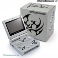 GameBoy Advance - Konsole GBA SP inkl. Netzteil #Tribal (mit OVP) (gebraucht)