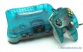 N64 - Konsole #Clear Blue-White (inkl. original Controller & Zubehör) (gebraucht)
