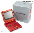 GameBoy Advance - Konsole GBA SP inkl. Netzteil #rot Flame Red (mit OVP) (gebraucht)