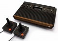Atari 2600 - Konsole CX-2600 im Holz-Design (6 Schalter!) (inkl. 2 Controller & Zubehör) (gebraucht)