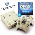 Dreamcast - Konsole + Ecco the Dolphin + 2 Controller + Zubehör (gebraucht)