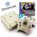 Dreamcast - Konsole + Suzuki Racing + 2 Controller + Zubehör (gebraucht)