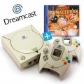 Dreamcast - Konsole + Worms Armageddon + 2 Controller + Zubehör (gebraucht)