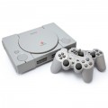 Playstation 1 - Konsole + 2 Original Sony DualShock Controller (gebraucht) 