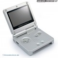 GameBoy Advance - Konsole GBA SP inkl. Netzteil #silber (Starke Gebrauchsspuren) (gebraucht)