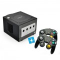 GameCube - Konsole #schwarz (inkl. 2 Controller & Zubehör) (gebraucht)