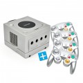 GameCube - Konsole Platin/silber (inkl. 4 Controller & Zubeh�r) (gebraucht)