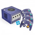 GameCube - Konsole Purple/lila (inkl. 4 Controller & Zubeh�r) (gebraucht)