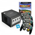 GameCube - Mario Kart Bundle (inkl. Konsole Black/Schwarz, 4 Controller & Zubeh�r)