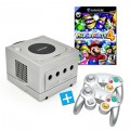 GameCube - Mario Party 4 Bundle (inkl. Konsole Platin/silber, 2 Controller & Zubeh�r)