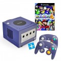 GameCube - Mario Party 4 Bundle (inkl. Konsole Purple/lila, 2 Controller & Zubeh�r)