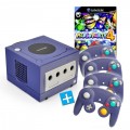 GameCube - Mario Party 4 Bundle (inkl. Konsole Purple/lila, 4 Controller & Zubeh�r)