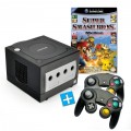 GameCube - Super Smash Bros. Melee Bundle (inkl. Konsole Black/Schwarz, 2 Controller & Zubeh�r)