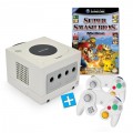 GameCube - Konsole #weiß (inkl. Super Smash Bros. Melee, 2 Controller & Zubehör) (gebraucht)