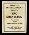 Atari 2600 - Pro Wrestling (Modul, Textlabel) (gebraucht)
