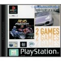 Playstation 1 - 2 in 1 Need for Speed Porsche 2000 & Moto Racer 2 (mit OVP) (gebraucht)