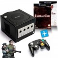 GameCube - Konsole #schwarz (inkl. Resident Evil 1 + R.E. Zero, Controller & Zubehör) (gebraucht) USK18