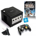 GameCube - Konsole #schwarz (inkl. Star Wars Rebel Strike, Controller & Zubehör) (gebraucht)
