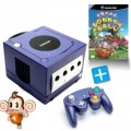 GameCube - Konsole lila + Super Monkey Ball 1 + Controller (gebraucht)