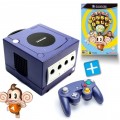 GameCube - Konsole lila + Super Monkey Ball 2 + Controller (gebraucht)