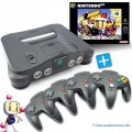 N64 - Konsole (inkl. Bomberman, 4 Controller & Zubehör) (gebraucht)