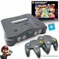 N64 - Konsole (inkl. Smash Brothers, 2 Controller & Zubehör) (gebraucht)