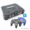 N64 - Konsole (inkl. 2 Controller #schwarz #gelb & Zubehör) (gebraucht)