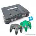 N64 - Konsole (inkl. 2 Controller #schwarz #grau & Zubehör) (gebraucht)