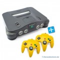 N64 - Konsole (inkl. 2 Controller #gelb & Zubehör) (gebraucht)
